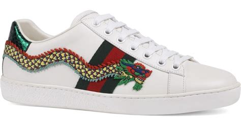 gucci shoes sneakers dragon|gucci ace sneakers on sale.